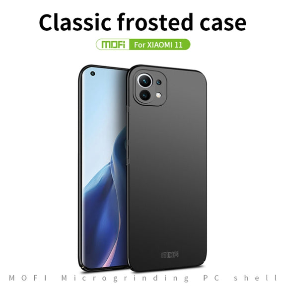 For Xiaomi Mi 11 MOFI Frosted PC Ultra-thin Hard Case(Gold)