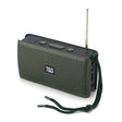 T&G TG282 Portable Bluetooth Speakers with Flashlight, Support TF Card / FM / 3.5mm AUX / U Disk / Hands-free Call(Green) - Desktop Speaker by T&G | Online Shopping South Africa | PMC TechLife | Buy Now Pay Later Mobicred