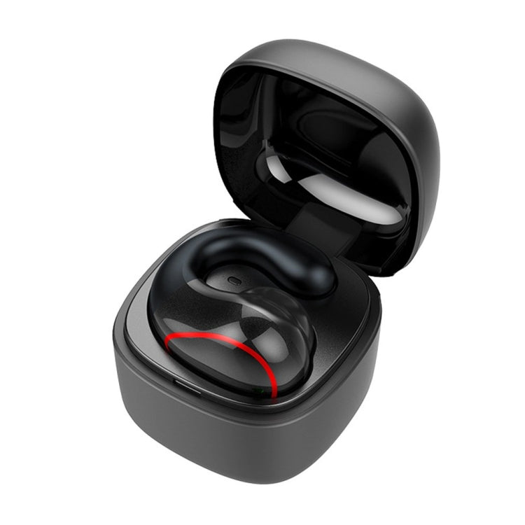 T25 Over-ear Bluetooth 5.0 Single-ear Invisible Wireless Earphone High Definition Call Super Long Standby Bone Conduction Earphone(Black) - Bluetooth Earphone by PMC TechLife | Online Shopping South Africa | PMC TechLife