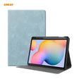 ENKAY ENK-8025 Cow Texture PU Leather + TPU Smart Case with Pen Slot for Samsung Galaxy Tab S6 Lite P610 / P615 / Tab S6 Lite 2022 / P613 / P619(Sky Blue) - Tab S6 Lite P610 / P615 by ENKAY | Online Shopping South Africa | PMC TechLife | Buy Now Pay Later Mobicred