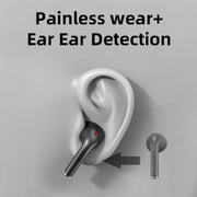 JM12 TWS Earphone Bluetooth 5.0 Touch Control Stereo Bass Sport Wireless Earphone With Mic(White)