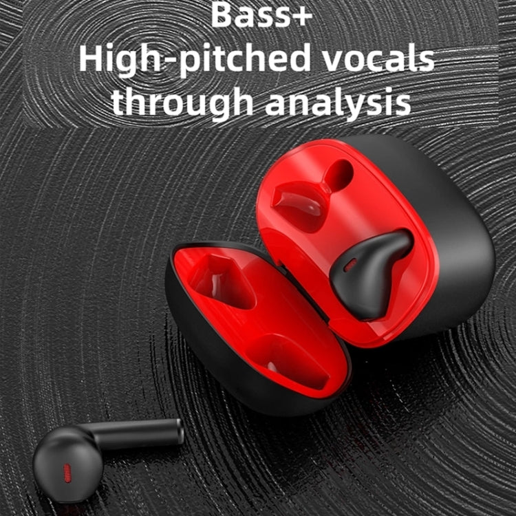 JM12 TWS Earphone Bluetooth 5.0 Touch Control Stereo Bass Sport Wireless Earphone With Mic(Black)