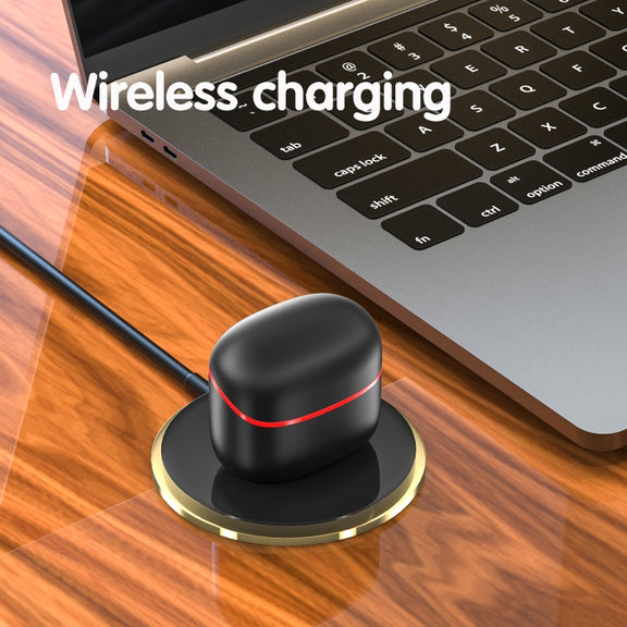 JM13 TWS Earphone Bluetooth 5.0 Touch Control Stereo Bass Sport Wireless Earphone With Mic(Black)