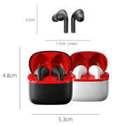 JM13 TWS Earphone Bluetooth 5.0 Touch Control Stereo Bass Sport Wireless Earphone With Mic(Black)