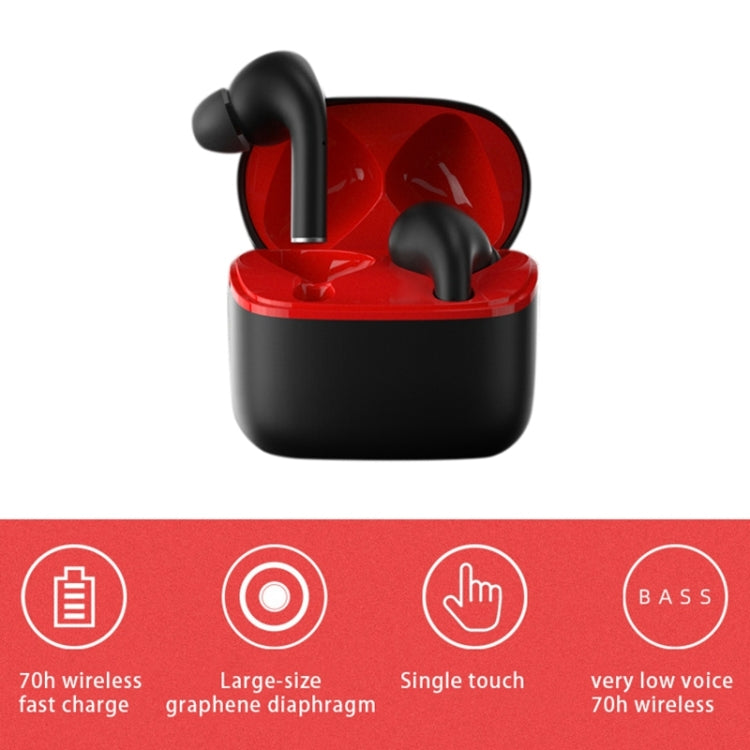 JM13 TWS Earphone Bluetooth 5.0 Touch Control Stereo Bass Sport Wireless Earphone With Mic(Black) - TWS Earphone by PMC TechLife | Online Shopping South Africa | PMC TechLife