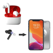 JM13 TWS Earphone Bluetooth 5.0 Touch Control Stereo Bass Sport Wireless Earphone With Mic(Black)