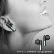 J28 TWS Wireless Bluetooth Earphones LED Digital Display HIFI Music Sport Earphone(Black)