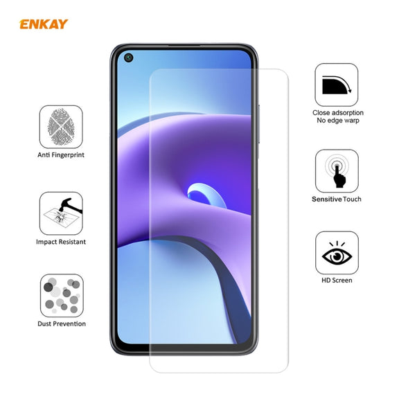 For Xiaomi Redmi Note 9T ENKAY Hat-Prince 0.1mm 3D Full Screen Protector Explosion-proof Hydrogel Film