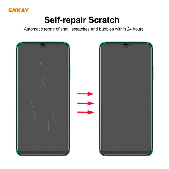 For Xiaomi Redmi 9T 2 PCS ENKAY Hat-Prince 0.1mm 3D Full Screen Protector Explosion-proof Hydrogel Film