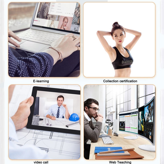 312 1080P HD USB 2.0 PC Desktop Camera Webcam with Mic, Cable Length: about 1.3m, Configuration:Anti-peep