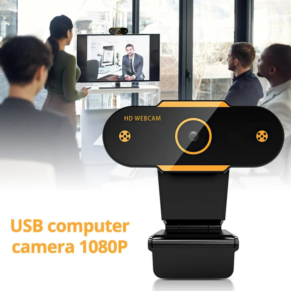 312 1080P HD USB 2.0 PC Desktop Camera Webcam with Mic, Cable Length: about 1.3m, Configuration:Anti-peep