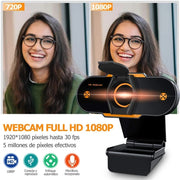 312 1080P HD USB 2.0 PC Desktop Camera Webcam with Mic, Cable Length: about 1.3m, Configuration:Anti-peep