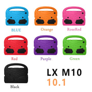 For Lenovo Tab M10 10.1 Sparrow Style EVA Material Children Shockproof Casing Shell(Purple)