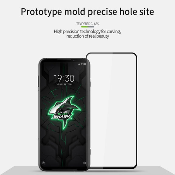 For Xiaomi Black Shark 4 / 4 Pro MOFI 9H 2.5D Full Screen Tempered Glass Film(Black)