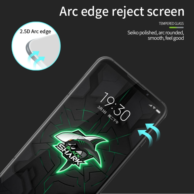 For Xiaomi Black Shark 4 / 4 Pro MOFI 9H 2.5D Full Screen Tempered Glass Film(Black)