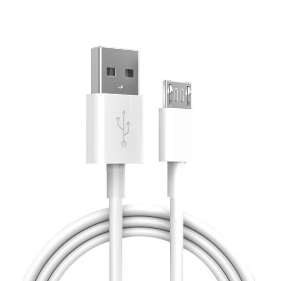 YSY-312 2 in 1 18W Portable QC3.0 Dual USB Car Charger + 1m 3A USB to Micro USB Data Cable Set(White)