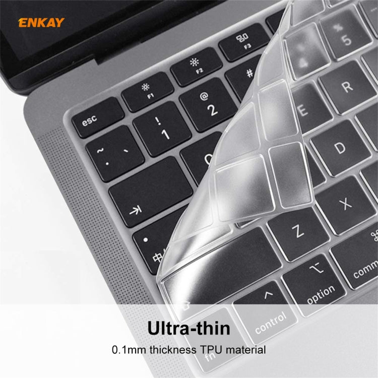 ENKAY Soft TPU Keyboard Protector Film for MacBook Air 13.3 inch A2179 (2020) / A2337 (2020), Version:EU Version