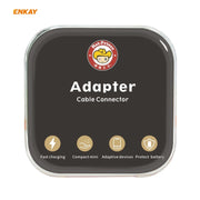 ENKAY ENK-AT105 USB Male to USB-C / Type-C Female Aluminium Alloy Adapter Converter, Support Quick Charging & Data Transmission(Gold)