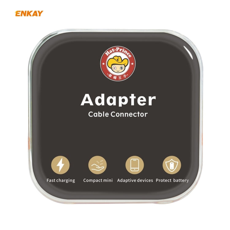 ENKAY ENK-AT105 USB Male to USB-C / Type-C Female Aluminium Alloy Adapter Converter, Support Quick Charging & Data Transmission(Gold)