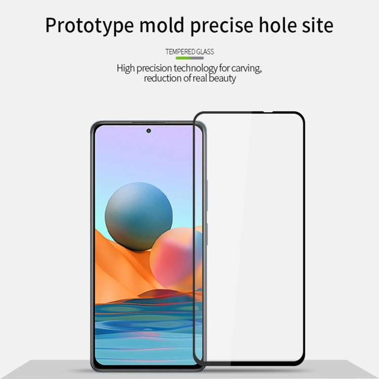 For Xiaomi Redmi Note 10 Pro / Note 10 Pro Max PINWUYO 9H 2.5D Full Screen Tempered Glass Film(Black)