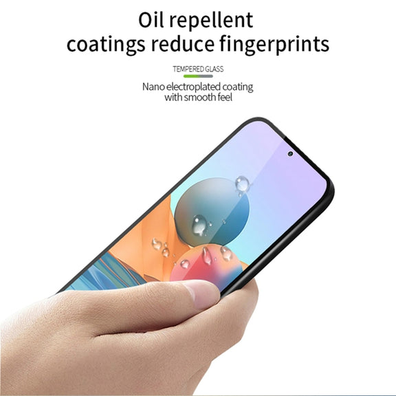 For Xiaomi Redmi Note 10 Pro / Note 10 Pro Max PINWUYO 9H 2.5D Full Screen Tempered Glass Film(Black)
