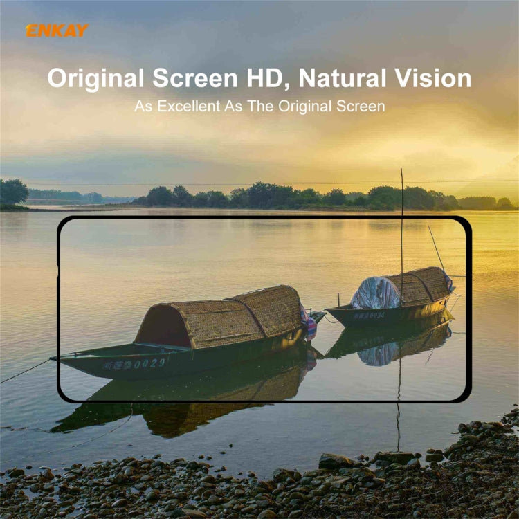 For Redmi Note 10 Pro / Note 10 Pro Max 10 PCS ENKAY Hat-Prince Full Glue 0.26mm 9H 2.5D Tempered Glass Full Coverage Film