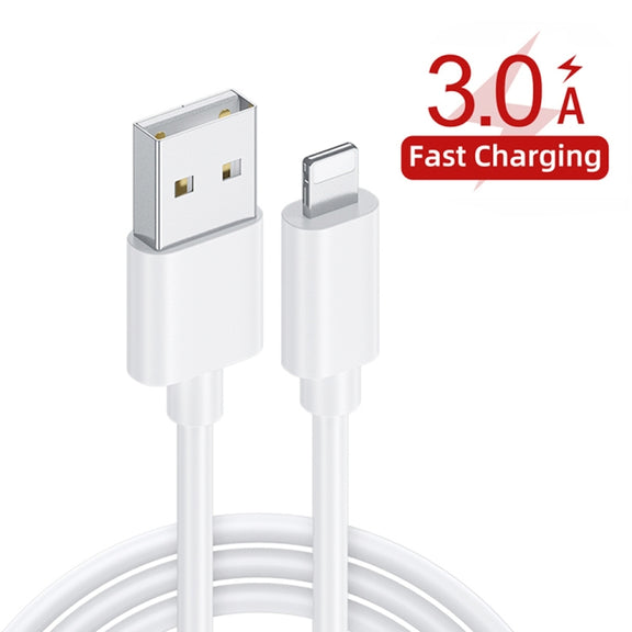 YSY-312PD QC3.0 18W USB + PD 20W USB-C / Type-C Car Charger with USB to 8 Pin Data Cable(White)