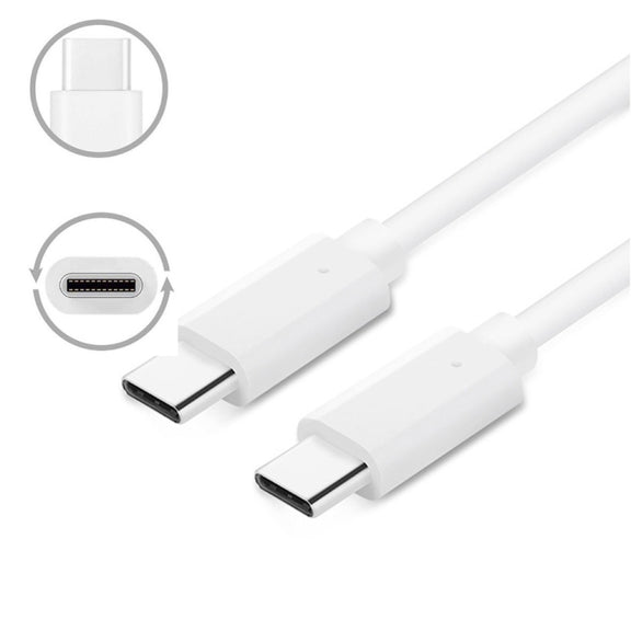 YSY-312PD QC3.0 18W USB + PD 20W USB-C / Type-C Car Charger with Type-C to Type-C Data Cable(White)