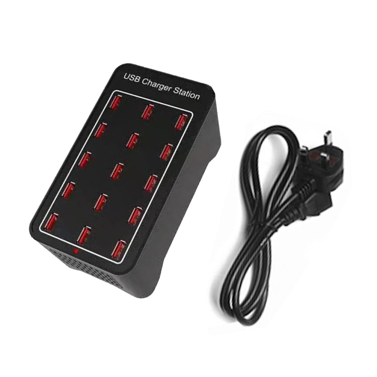 XLD-A7 100W 15 USB Ports Fast Charger Station Smart Charger, AC 110-240V, Plug Size:UK Plug - Multifunction Charger by PMC TechLife | Online Shopping South Africa | PMC TechLife