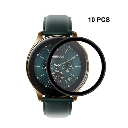 10pcs For OnePlus Watch ENKAY Hat-Prince 3D Full Screen Soft PC Edge + PMMA HD Screen Protector Film - Screen Protector by ENKAY | Online Shopping South Africa | PMC Jewellery | Buy Now Pay Later Mobicred