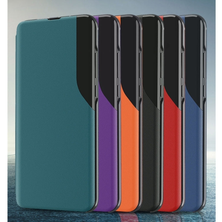 For Xiaomi Redmi Note10 4G / Note 10S Attraction Flip Holder Leather Phone Case(Black) - Xiaomi Cases by PMC TechLife | Online Shopping South Africa | PMC TechLife | Buy Now Pay Later Mobicred