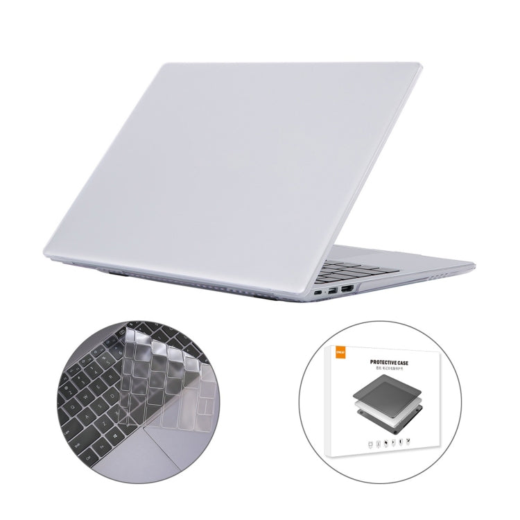 ENKAY for Huawei MateBook D 14  / Honor MagicBook 14 US Version 2 in 1 Crystal Protective Case with TPU Keyboard Film(Transparent) - Screen & Keyboard Cover by ENKAY | Online Shopping South Africa | PMC TechLife | Buy Now Pay Later Mobicred