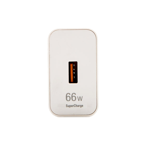 66W 6A USB Fast Charging Travel Charger, US Plug