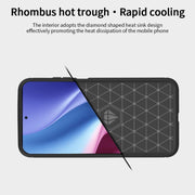 For Xiaomi Redmi K40 / K40 Pro / K40 Pro+ / Poco F3 MOFI Gentleness Series Brushed Texture Carbon Fiber Soft TPU Case(Grey)