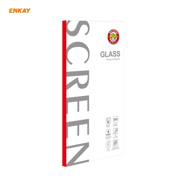 For Xiaomi Poco F3 2 PCS ENKAY Hat-Prince 0.26mm 9H 2.5D Curved Edge Tempered Glass Film