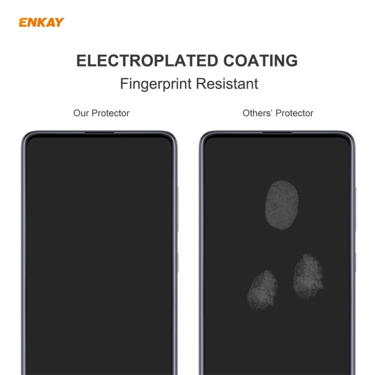 For Xiaomi Poco F3 5 PCS ENKAY Hat-Prince 0.26mm 9H 2.5D Curved Edge Tempered Glass Film -  by ENKAY | Online Shopping South Africa | PMC TechLife | Buy Now Pay Later Mobicred