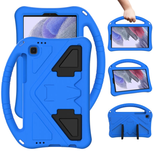 For Samsung Galaxy Tab A7 Lite 8.7(2021) T225 EVA Flat Anti Falling Protective Case Shell with Holder(Blue) - free shipping - PMC Jewellery - Order now!