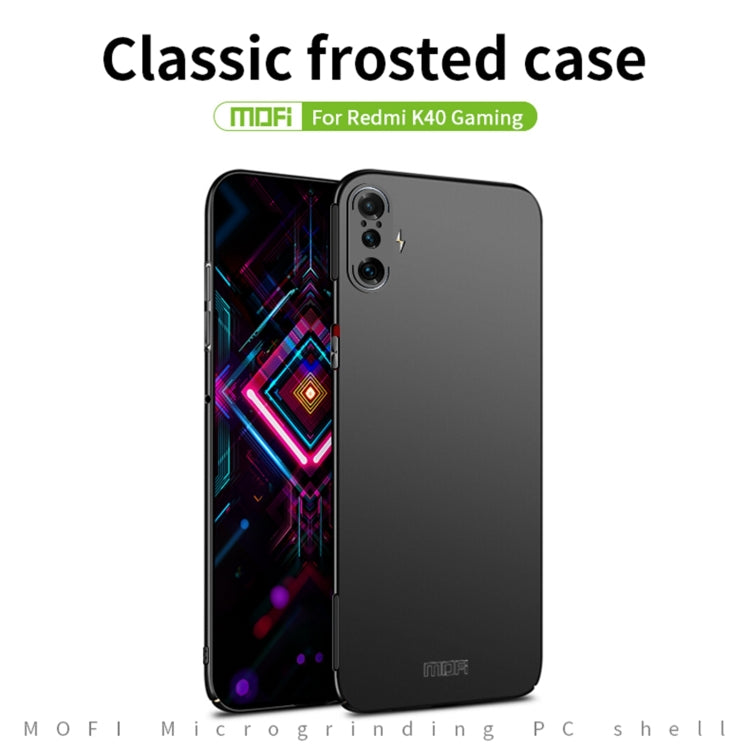 For Xiaomi Redmi K40 Gaming MOFI Frosted PC Ultra-thin Hard Case(Black) - free shipping - PMC TechLife - Order now!