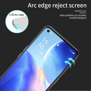 For OPPO Reno5 Z / A94 PINWUYO 9H 2.5D Full Screen Tempered Glass Film(Black)