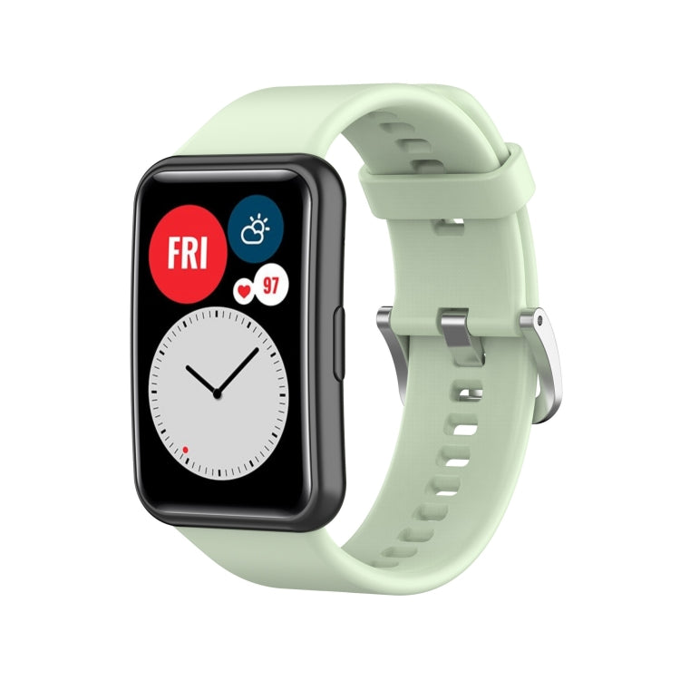 For Huawei Watch Fit TIA-B09 Silicone Watch Band(green) - free shipping - PMC TechLife - Order now!