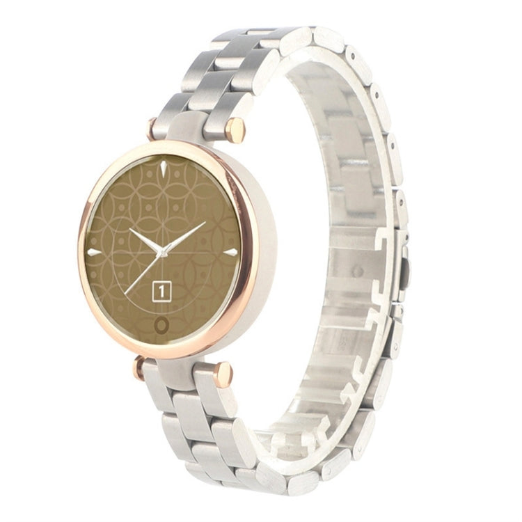 Stainless Steel Three Beads Hand Detachable Xiaoman Watch Band Compatible with Garmin Lily(Silver) - free shipping - PMC TechLife - Order now!