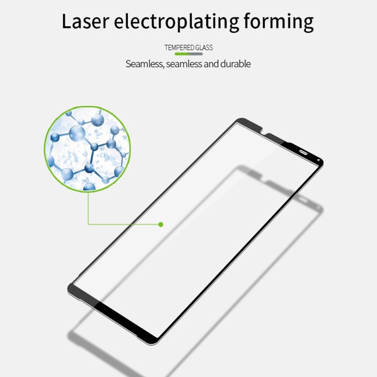 For Sony Xperia 10 III PINWUYO 9H 2.5D Full Screen Tempered Glass Film(Black)