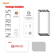 For Sony Xperia 1 III 2 PCS ENKAY Hat-Prince Full Glue 0.26mm 9H 2.5D Tempered Glass Full Coverage Film