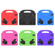 For iPad mini 6 / mini 2024 Children EVA Shockproof Tablet Case with Thumb Bracket(Rose Red)