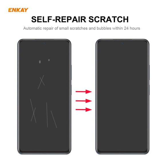 For Xiaomi Mi Poco X3 / X3 Pro 2 PCS ENKAY Hat-Prince Full Glue Full Coverage Screen Protector Explosion-proof Hydrogel Film
