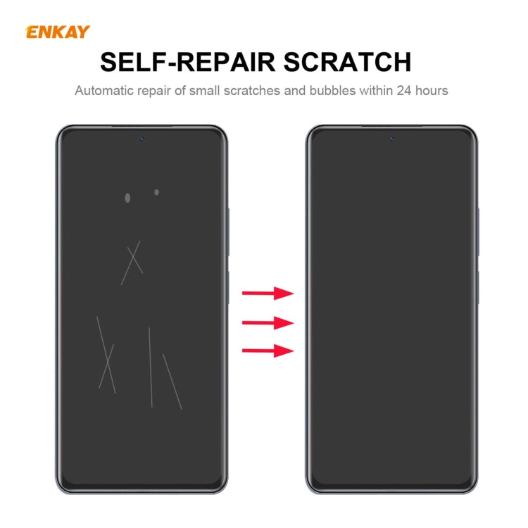 For Xiaomi Mi Poco X3 / X3 Pro 2 PCS ENKAY Hat-Prince Full Glue Full Coverage Screen Protector Explosion-proof Hydrogel Film