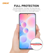 For Xiaomi Mi Poco X3 / X3 Pro 2 PCS ENKAY Hat-Prince Full Glue Full Coverage Screen Protector Explosion-proof Hydrogel Film