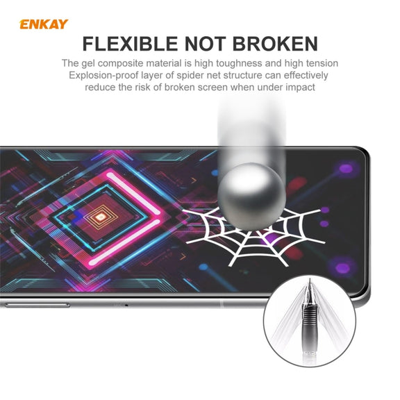 For Xiaomi Mi Poco X3 / X3 Pro 2 PCS ENKAY Hat-Prince Full Glue Full Coverage Screen Protector Explosion-proof Hydrogel Film