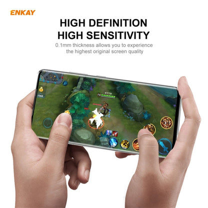 For Redmi Note 10s / Note 10 4G 2 PCS ENKAY Hat-Prince Full Glue Full Coverage Screen Protector Explosion-proof Hydrogel Film - For Xiaomi by ENKAY | Online Shopping South Africa | PMC Jewellery | Buy Now Pay Later Mobicred