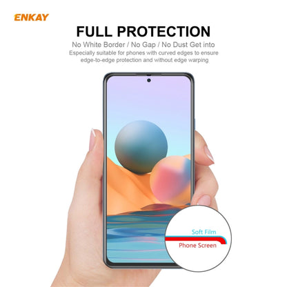 For Redmi Note 10 Pro / Note 10 Pro Max 5 PCS ENKAY Hat-Prince Full Glue Full Coverage Screen Protector Explosion-proof Hydrogel Film - For Xiaomi by ENKAY | Online Shopping South Africa | PMC Jewellery | Buy Now Pay Later Mobicred